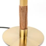 Kare pöytävalaisin Twig, vihreä/kultainen, korkeus 74 cm, E27