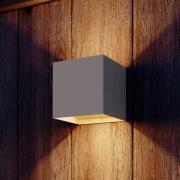 Calex LED-akku-anturi-ulkoseinälamppu Volterra, hiekka, IP44