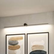 Paulmann LED-seinävalaisin Sava, musta, 230 cm, IP44