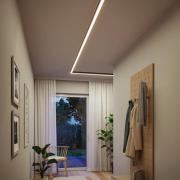 Paulmann LED-valolista Linion, musta, 90° kulma, 3 000 K