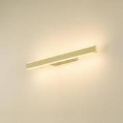 SLV kylpyhuoneen LED-seinävalaisin One Linear, 52 cm, messinkivärinen