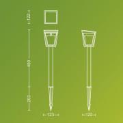Philips LED-maapiikkivalo Nissa UE, muovi, IP44