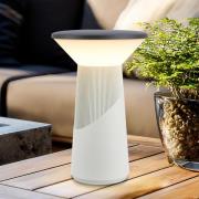 LED-akkukäyttöinen pöytälamppu Pilia, antrasiitti/vaaleanharmaa, korke...