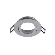 Samsola upotettava kattovalaisin, alumiinin värinen, Ø 8 cm, metallia