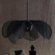 Riippuvalaisin Styrka, Ø 75 cm, musta/savuharmaa, banaanikuitu