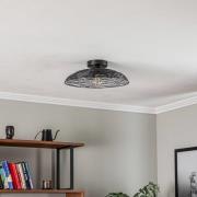 Lindby kattovalaisin Thorian, musta, rauta, Ø 40 cm, E27