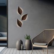 LED-ulkoseinälamppu Amalfi, ruosteenruskea, korkeus 28 cm, metalli