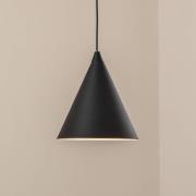 Riippuvalaisin, musta, metalli, Ø 24 cm, kartio, E27