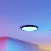 EGLO connect Smart-LED-pinta-asennettava valaisin Fueva 6-Z, musta, Ø3...