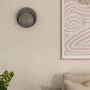 Globen Lighting seinävalaisin ORBIT, harmaa, metalli, Ø 30 cm