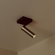 Kattokohdevalo Grado, pituus 10 cm, harmaa, metalli