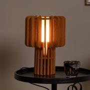 Pöytävalaisin Rollo, terrakotta, korkeus 35 cm, huopa/lasi/metalli