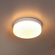 kylpyhuoneen LED-kattolamppu Biskit, valkoinen, Ø 23 cm, muovi