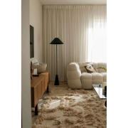 Globen Lighting lattiavalaisin Cannes, musta, korkeus 140 cm