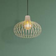 Mateo-riippuvalaisin, kermanvärinen/hiekanvärinen, metalli, Ø 40 cm