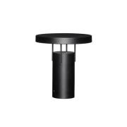 HÜBSCH LED-akkukäyttöinen pöytälamppu BringMe, mattamusta, korkeus 28 ...