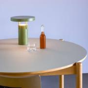 HÜBSCH LED-akkukäyttöinen pöytävalaisin BringMe Mini, vihreä, korkeus ...