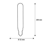 SEGULA LED Elegant Line E27 3W Tube 2 200 K hehkulamppu himmennettävä