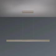 Bopp LED-riippuvalo Nano 2.0, pituus 140 cm, taupe, metalli