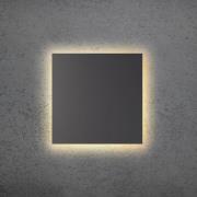 LED-seinävalaisin BLADE Q, antrasiitti, 34 x 34 cm, metalli, himmennet...