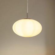 Lindby Riippuvalaisin Sonika, Ø 40 cm, nikkelin värinen, lasi, E27