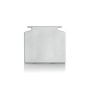 Eutrac 3-vaiheisen kiskojärjestelmän päätykappale, hopea