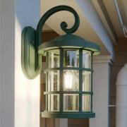 Lindby ulkoseinälamppu Ankea, vihreä, korkeus 37 cm, IP23, E27