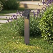 PRIOS LED-aurinkokäyttöinen valaisin Lestor, antrasiitti, himmennettäv...