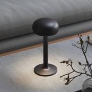 PLEASE WAIT to be SEATED Akku-pöytälamppu Emendo musta IP44