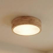 Lindby kattovalaisin Tanju, Ø 30 cm, 2-valo, tammi, E27
