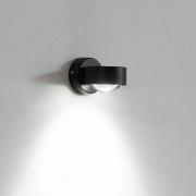 Lindby seinävalaisin Jyla, musta, lampunpidin alhaalla