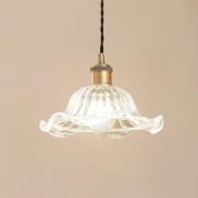 Lindby riippuvalaisin Ludowika, läpinäkyvä, lasi, Ø25cm, E27
