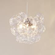 Lucande riippuvalaisin Diborah, kirkas, Ø 43 cm, lasi, G9