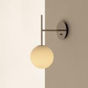 Audo TR Bulb Suspended seinävalaisin, pistoke, harmaa/valkoinen