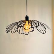 Dyberg Larsen riippuvalo BLUMEN, musta matta, Ø 60 cm