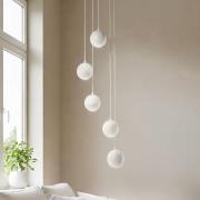 Midway-riippuvalaisin, 5-valo, pyöreä, hiekanvärinen, GU10