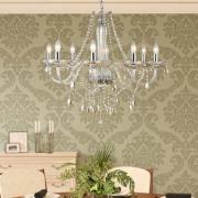 Konjakinvärinen Basilano-kattokruunu, lasia