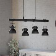 Shirebrook-riippuvalaisin nelilamppuinen, musta