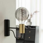 E27 3.8W LED-lasilamppu, G125, 1800K, savu