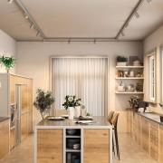 3-kytkentäinen kiskopistevalaisin Can, hopea, alumiini, GU10, kääntyvä...