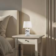 Biagio pöytävalaisin, valkoinen, keraaminen, 29 cm korkea, E14