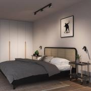 WEVER & DUCRÉ LED-kattokohdevalo Ceno 6.0, musta, 2700 K