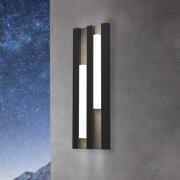 LED-ulkoseinävalaisin Fandina, musta