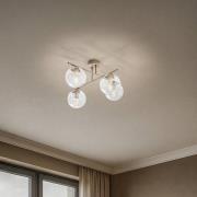 Kattovalaisin Zoe, beige, pituus 51 cm, lasi, 4-lamppuinen, E14