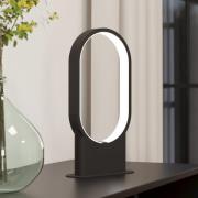 LED-pöytävalaisin Codriales, musta