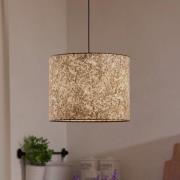 Butterburn-ripustusvalaisin, Ø 36 cm, beige/vihreä, kangas