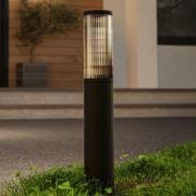 Salle jalustavalaisin, korkeus 46,5 cm, musta, alumiinia