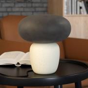 Cahuama pöytävalaisin, musta/valkoinen, keramiikka