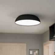 Riippuvalaisin Tabley, musta/luonnonväri, 89 cm, kangas, 3-valo.