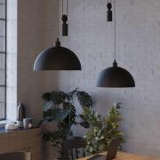 Winkworth-riippuvalaisin, musta, pituus 118 cm, metalli, 2-valo.